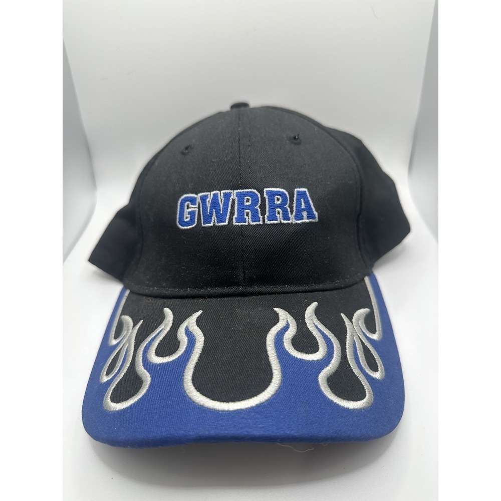 VTG GWRRA Hat Wing Ding 28 Gold Wing Road Riders Association Blue Flame Cap